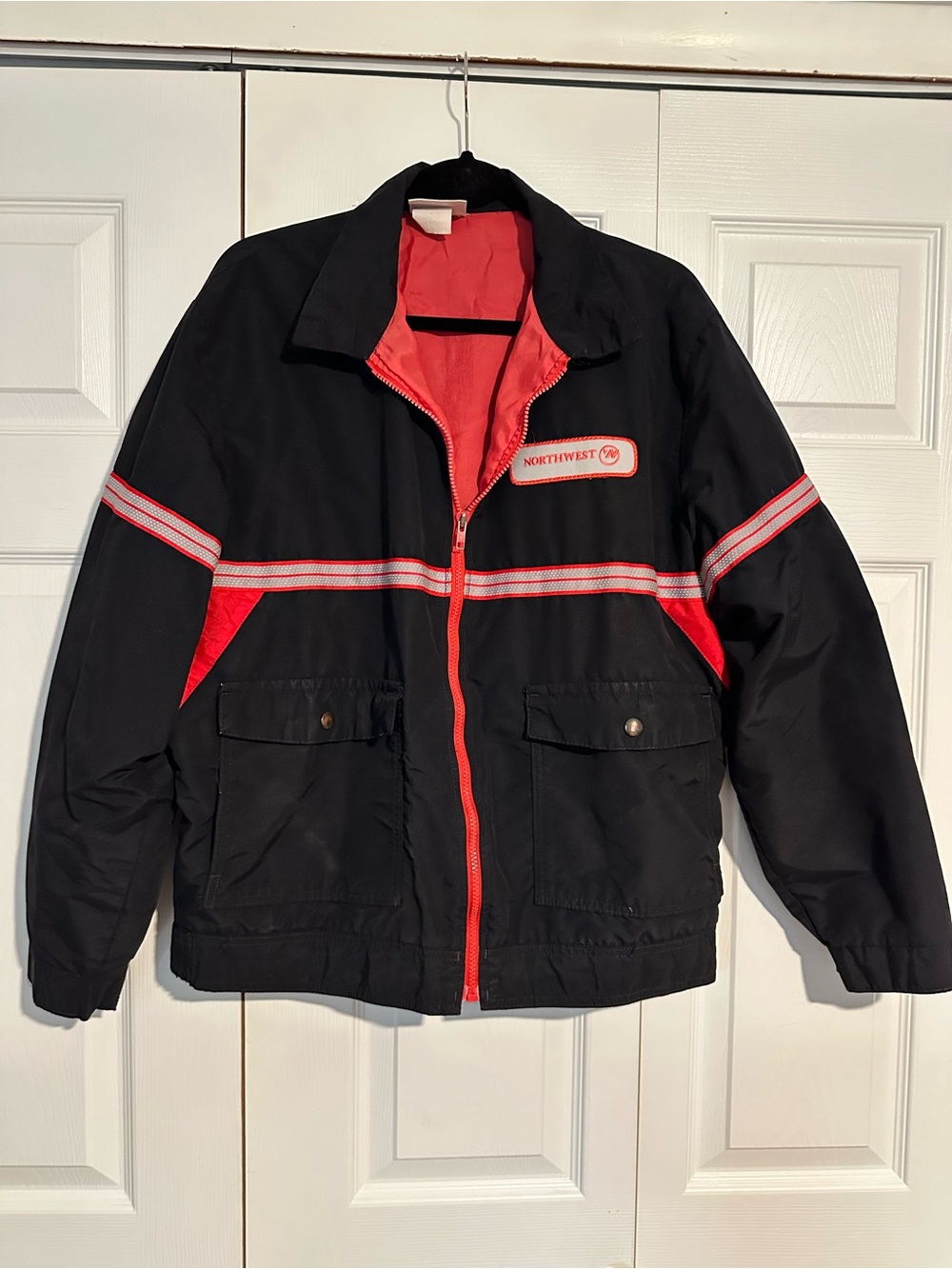 Vintage Northwest Black Jacket with Red Trim